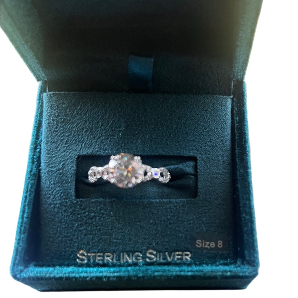 Elegant Sterling Silver Women's Ring